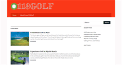 Desktop Screenshot of 118golf.co.uk